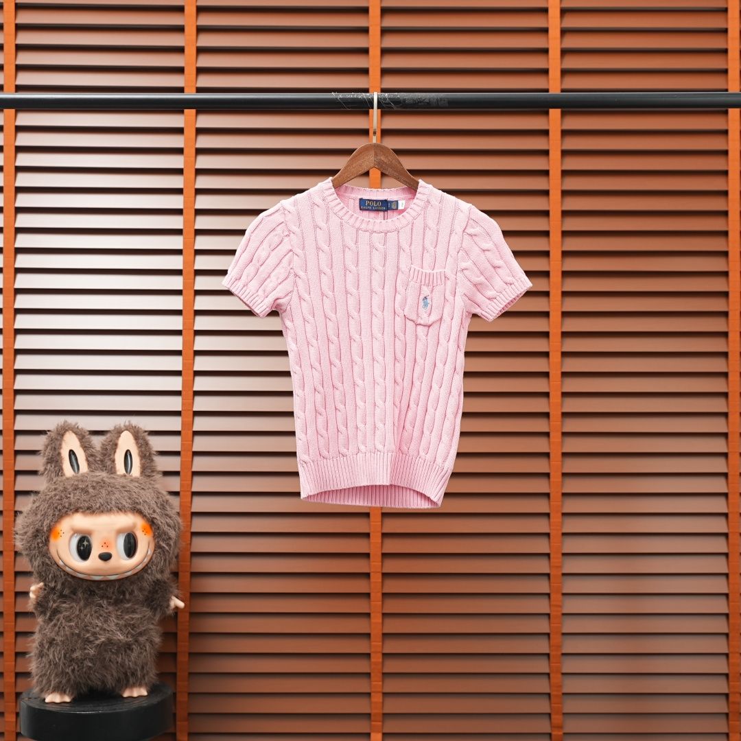Ralph Lauren Knit Top — Pink