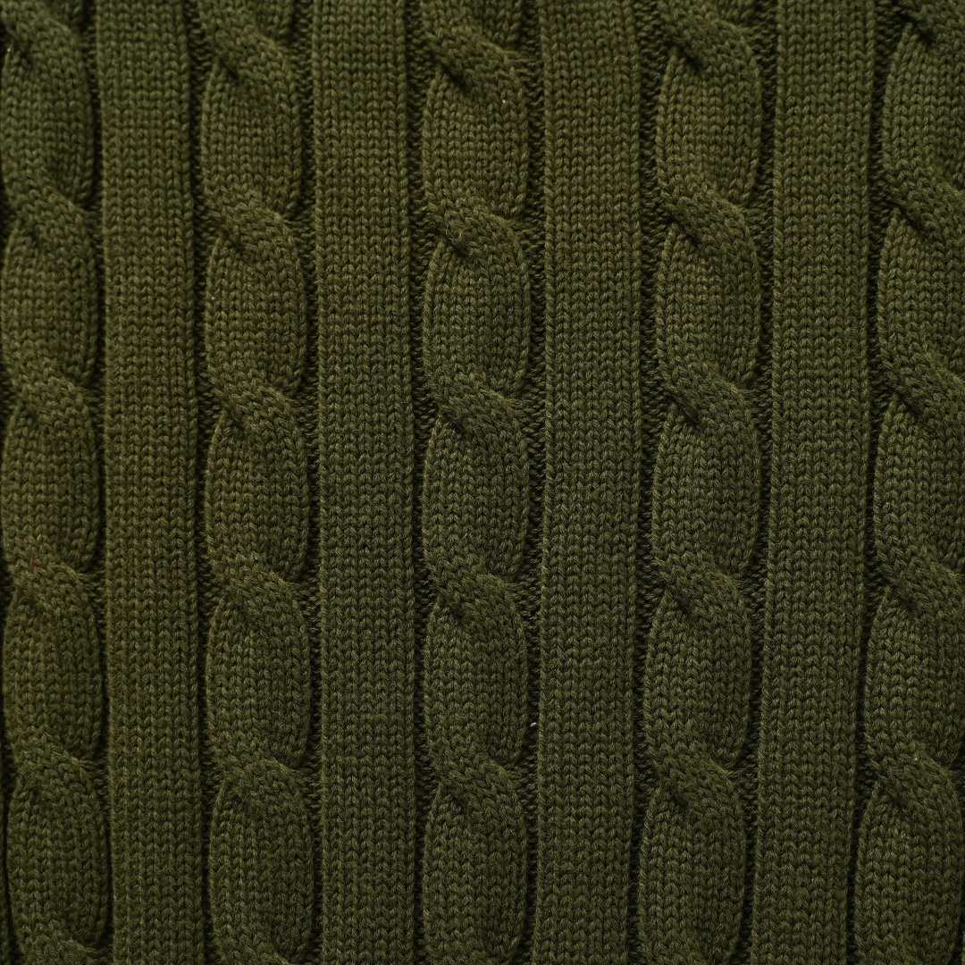 Ralph Lauren Knit Top — Olive Green