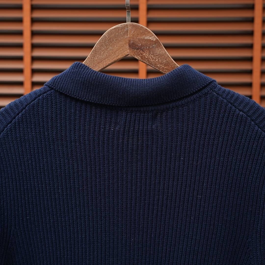 Ralph Lauren Knit Top — Navy