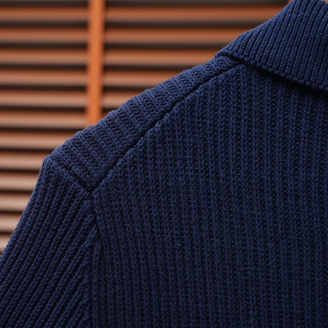 Ralph Lauren Knit Top — Navy