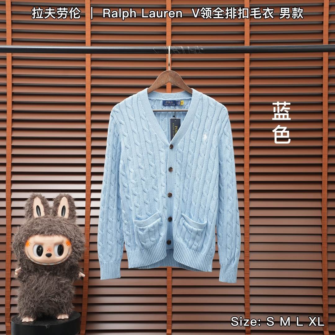 Ralph Lauren Knit Top — Blue