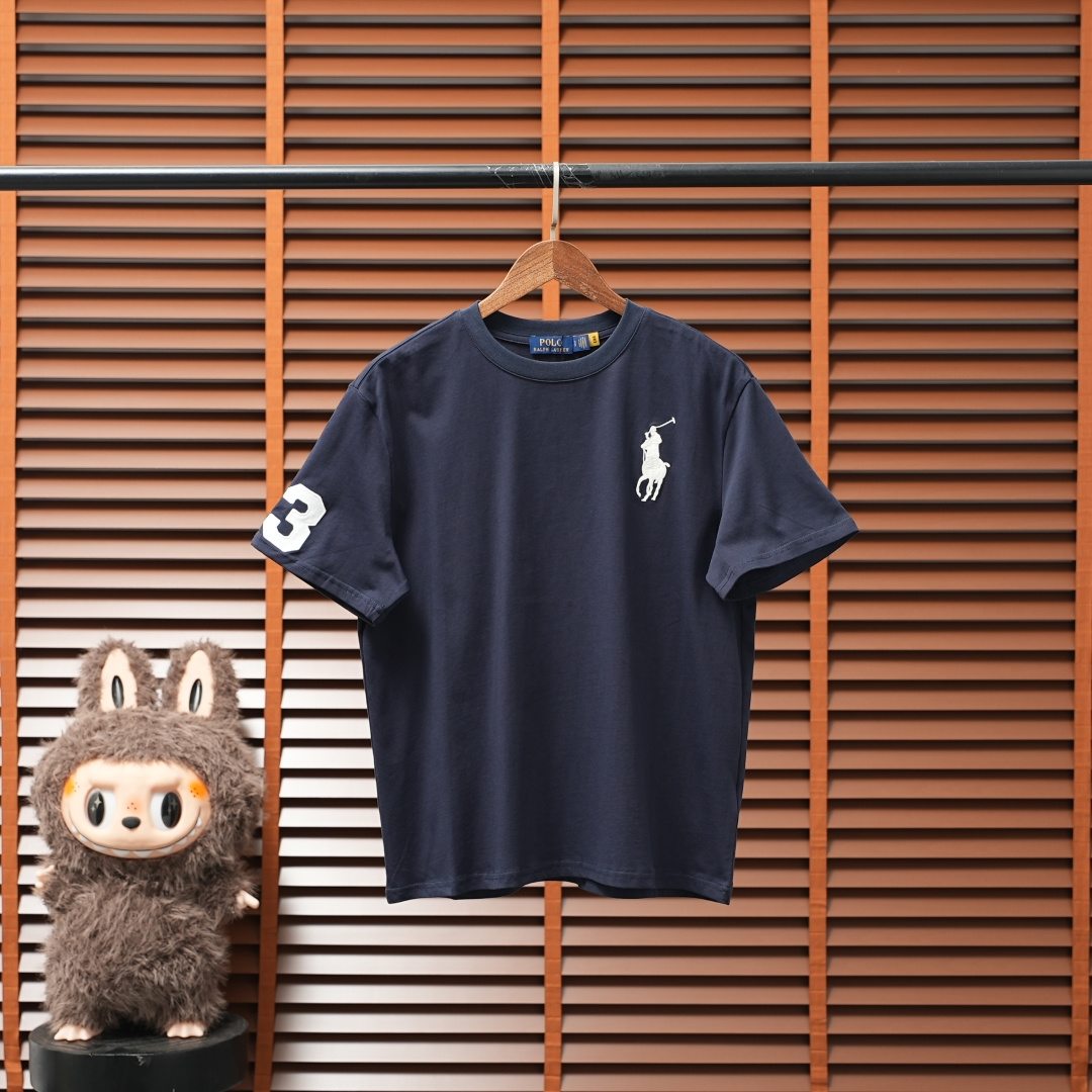Ralph Lauren T-Shirt — Navy / White Logo