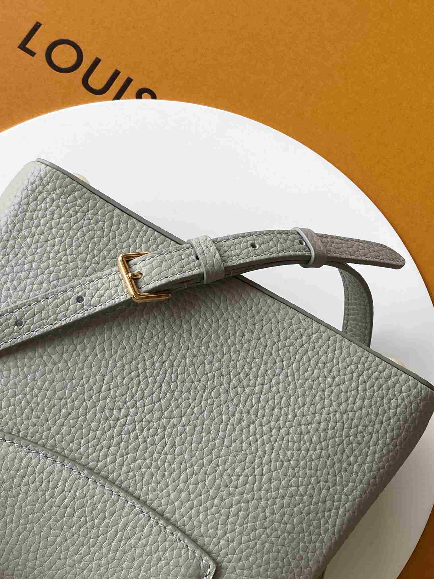 Louis Vuitton Capucines Mini Top-Handle Bag in Gray — M23363
