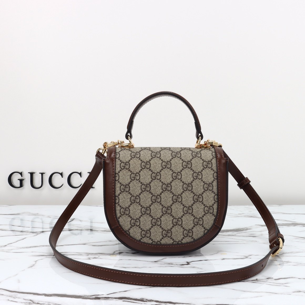 Gucci Horsebit-Detail Top-Handle Bag — 781387