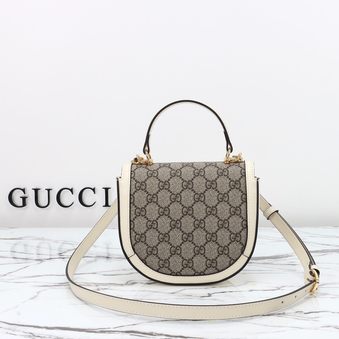 Gucci Horsebit-Detail Top-Handle Bag — 781387