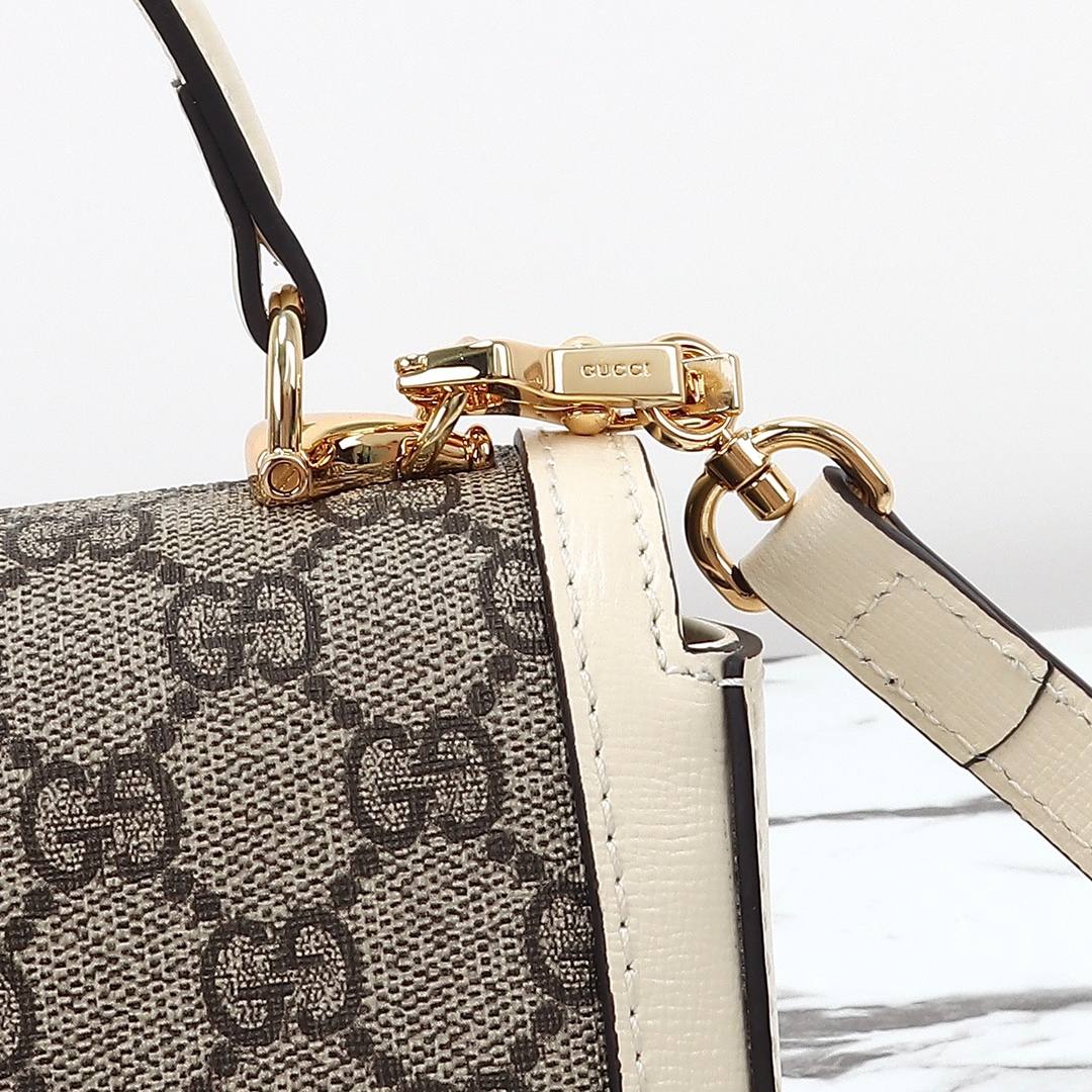 Gucci Horsebit-Detail Top-Handle Bag — 781387