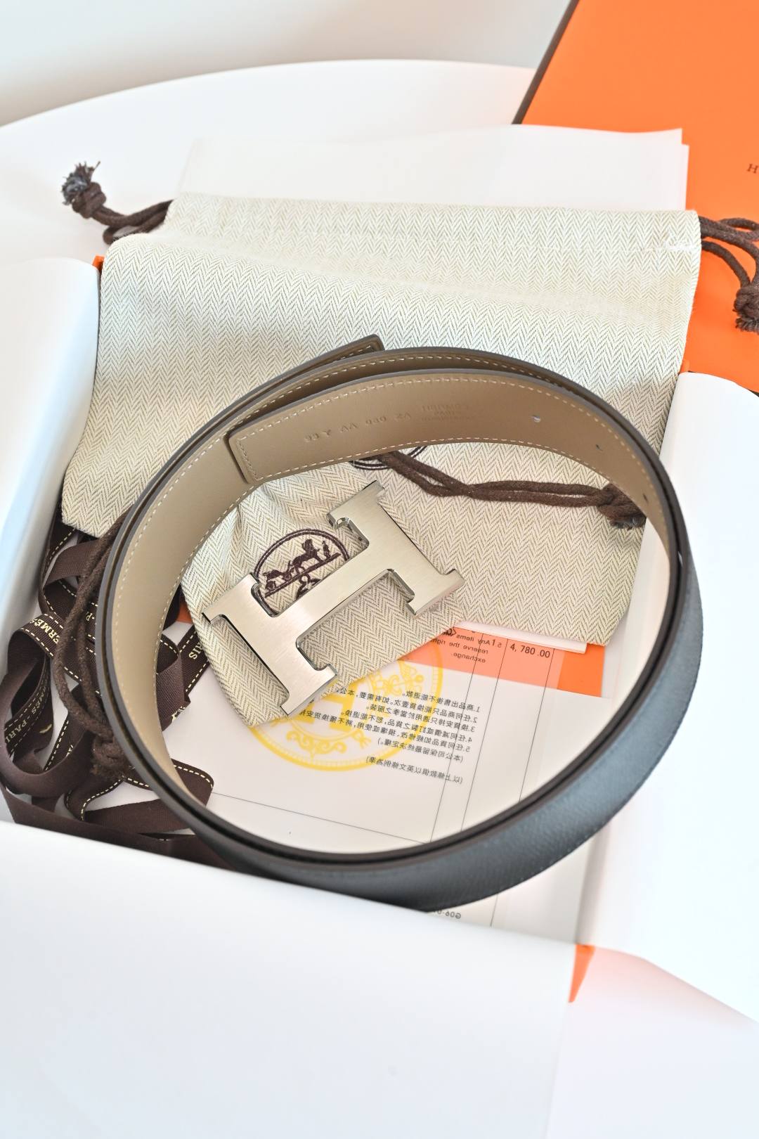 Hermes Belt – 38mm