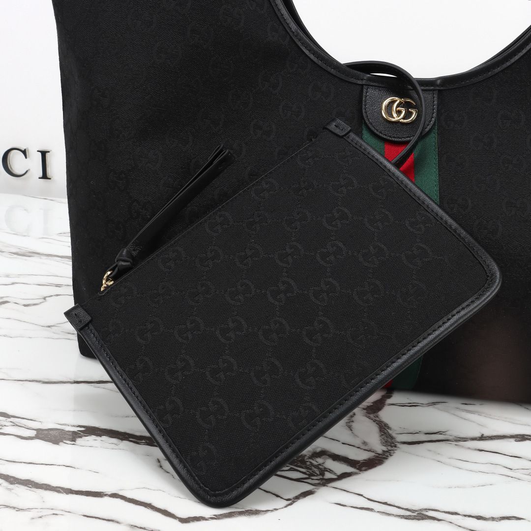 Gucci Giglio Large Tote Bag, Black — 853971
