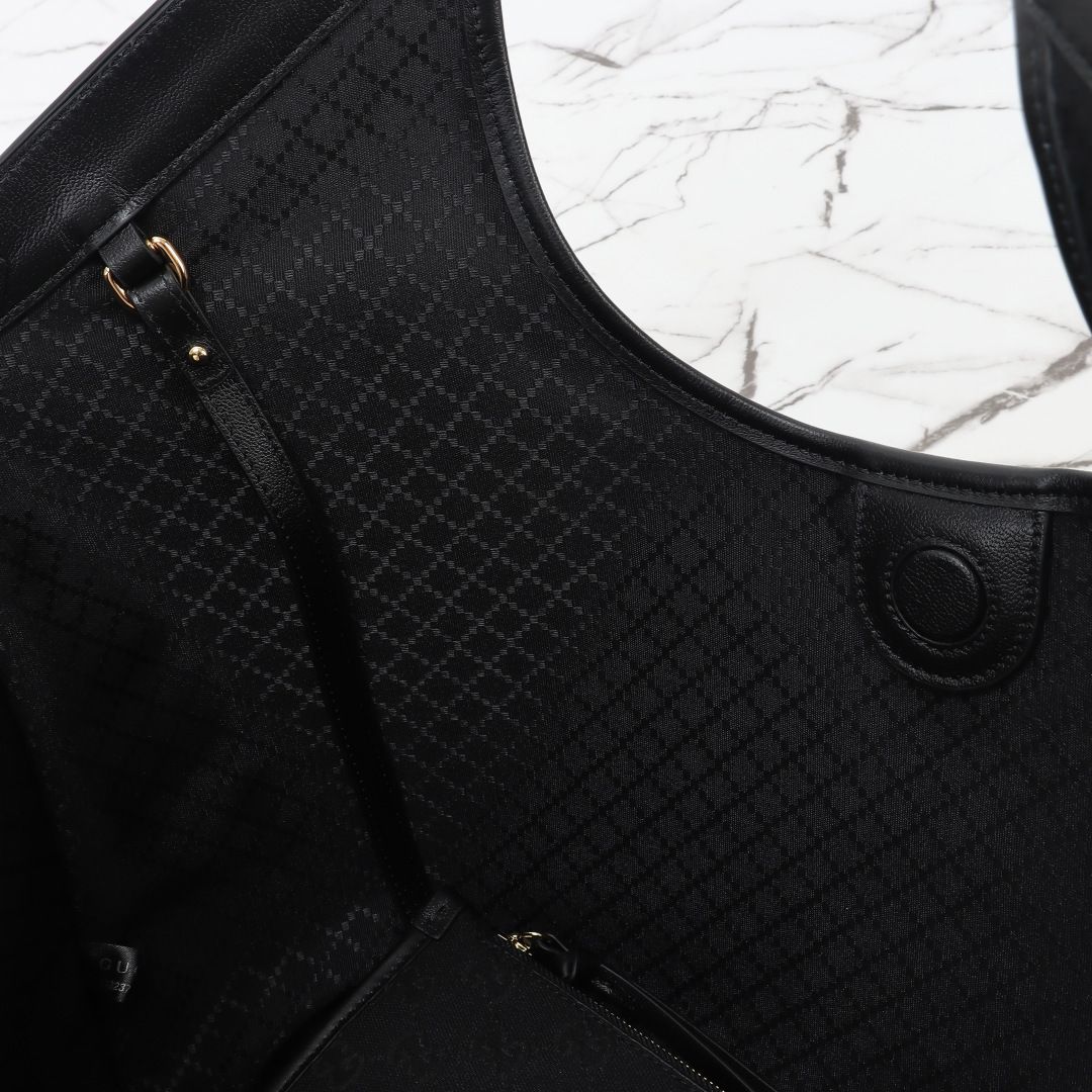 Gucci Giglio Large Tote Bag, Black — 853971