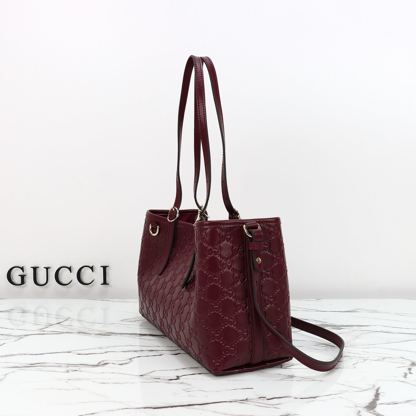 Gucci GG Emblem Tote Bag — 815214