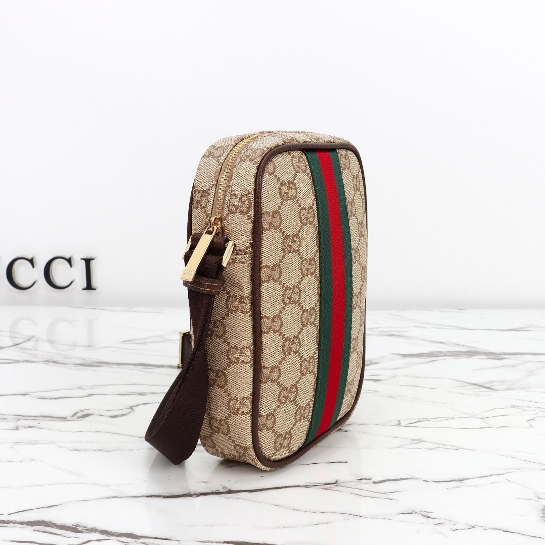 Gucci GG Mini Bag with Web — A002SJ