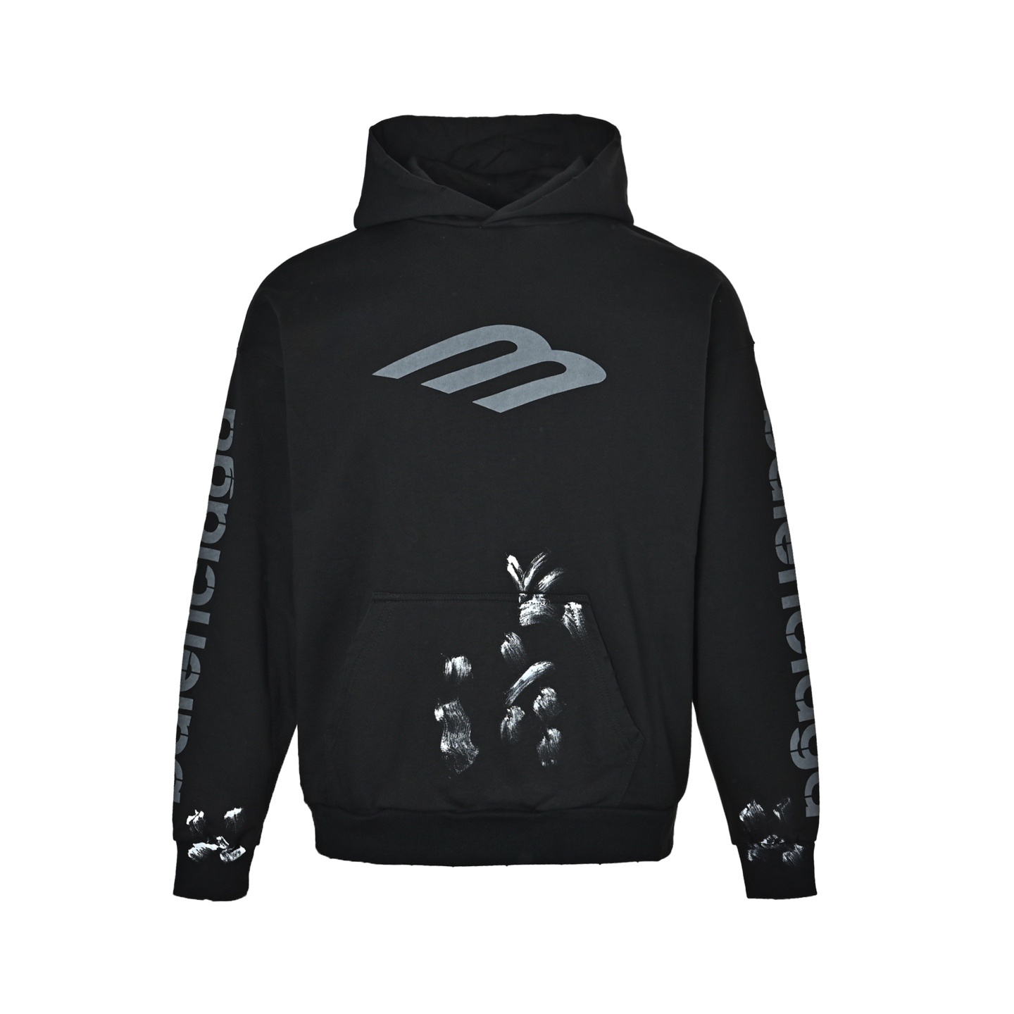 Balenciaga Hoodie — Black/Blue