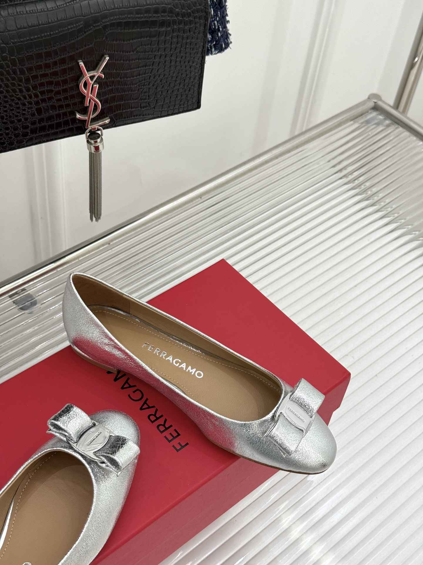 Salvatore Ferragamo Block-Heel Flats