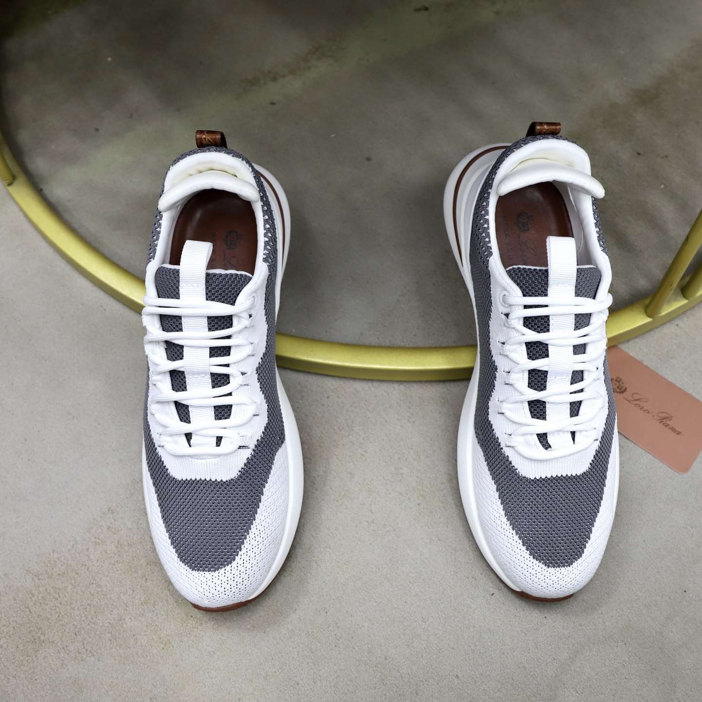 Loro Piana Knit Low-Top Sneakers