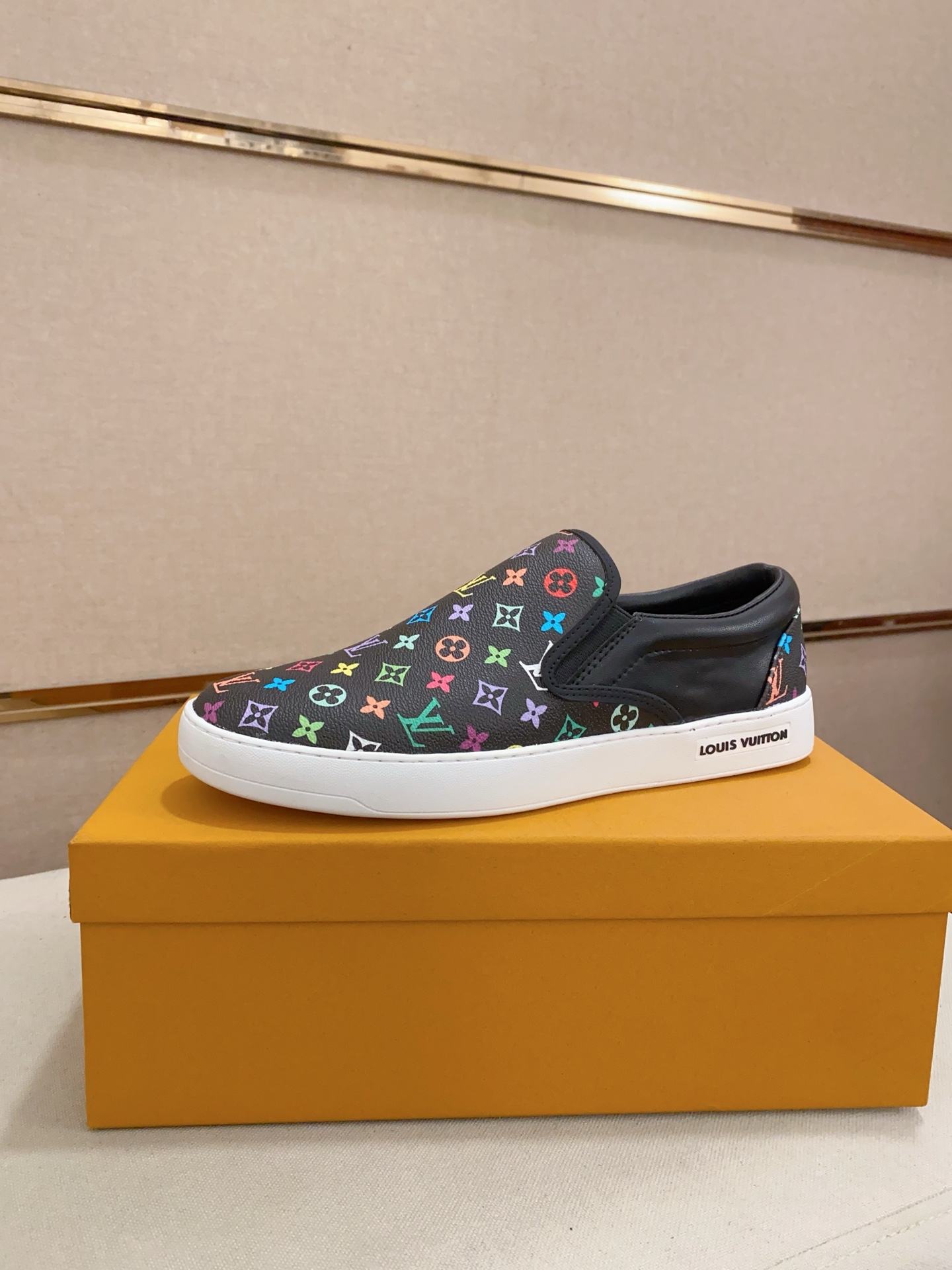 Louis Vuitton Monogram Slip-On Sneakers, Product 29568