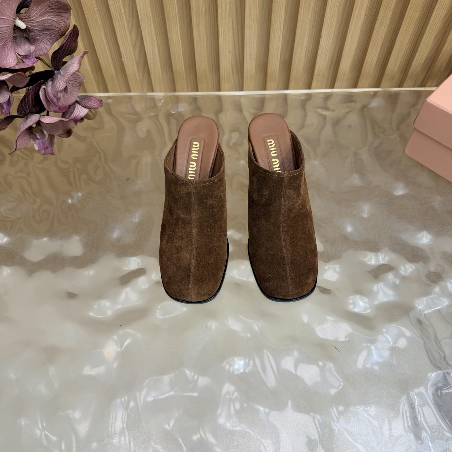 Miu Miu Block-Heel Sandals
