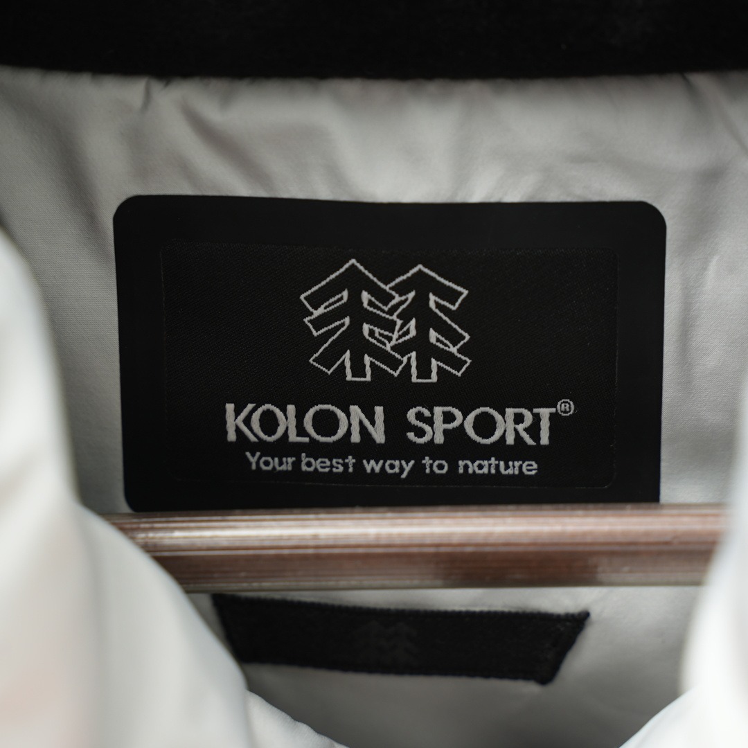 Kolon Sport Down Jacket — Polar White
