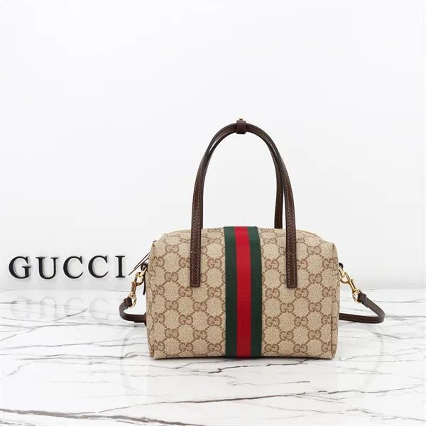 Gucci Mini Boston Bag with Web — 876057