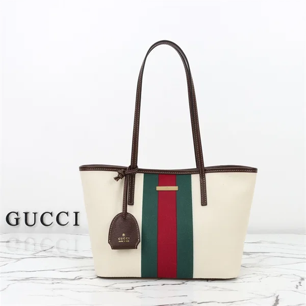 Gucci small Web-stripe tote bag — A0034E
