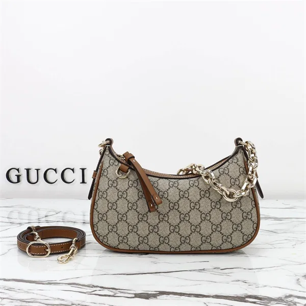Gucci GG Emblem Small Shoulder Bag — 847447