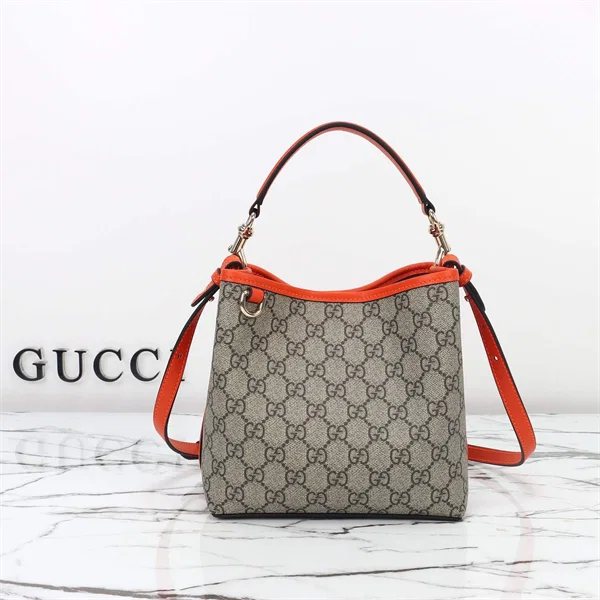 Gucci GG Emblem Bucket Bag — 815118
