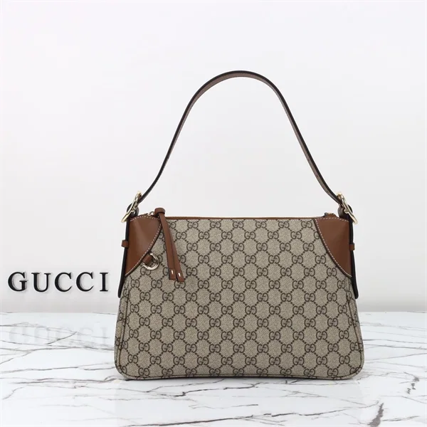 Gucci GG Emblem Medium Shoulder Bag — 815216