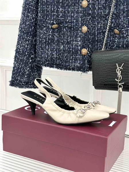 Gucci Square-Toe Heeled Sandals