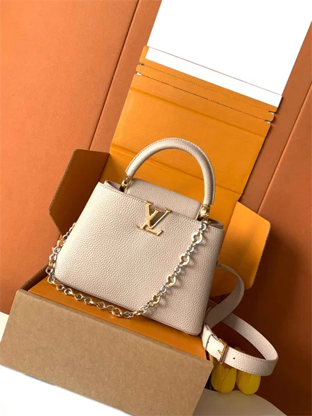 Louis Vuitton Capucines BB — M12936 Grey-Purple