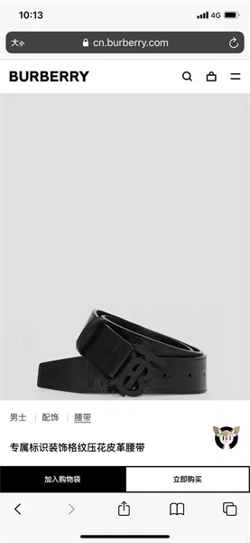 Burberry Belt – 35mm