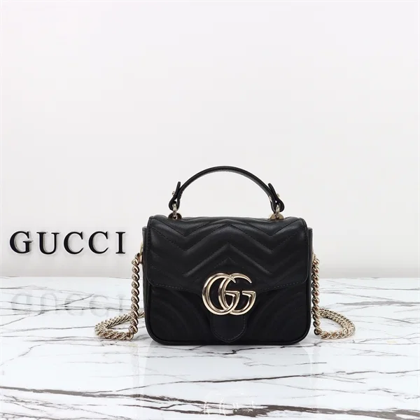Gucci GG Marmont Mini Top-Handle Bag — 811238